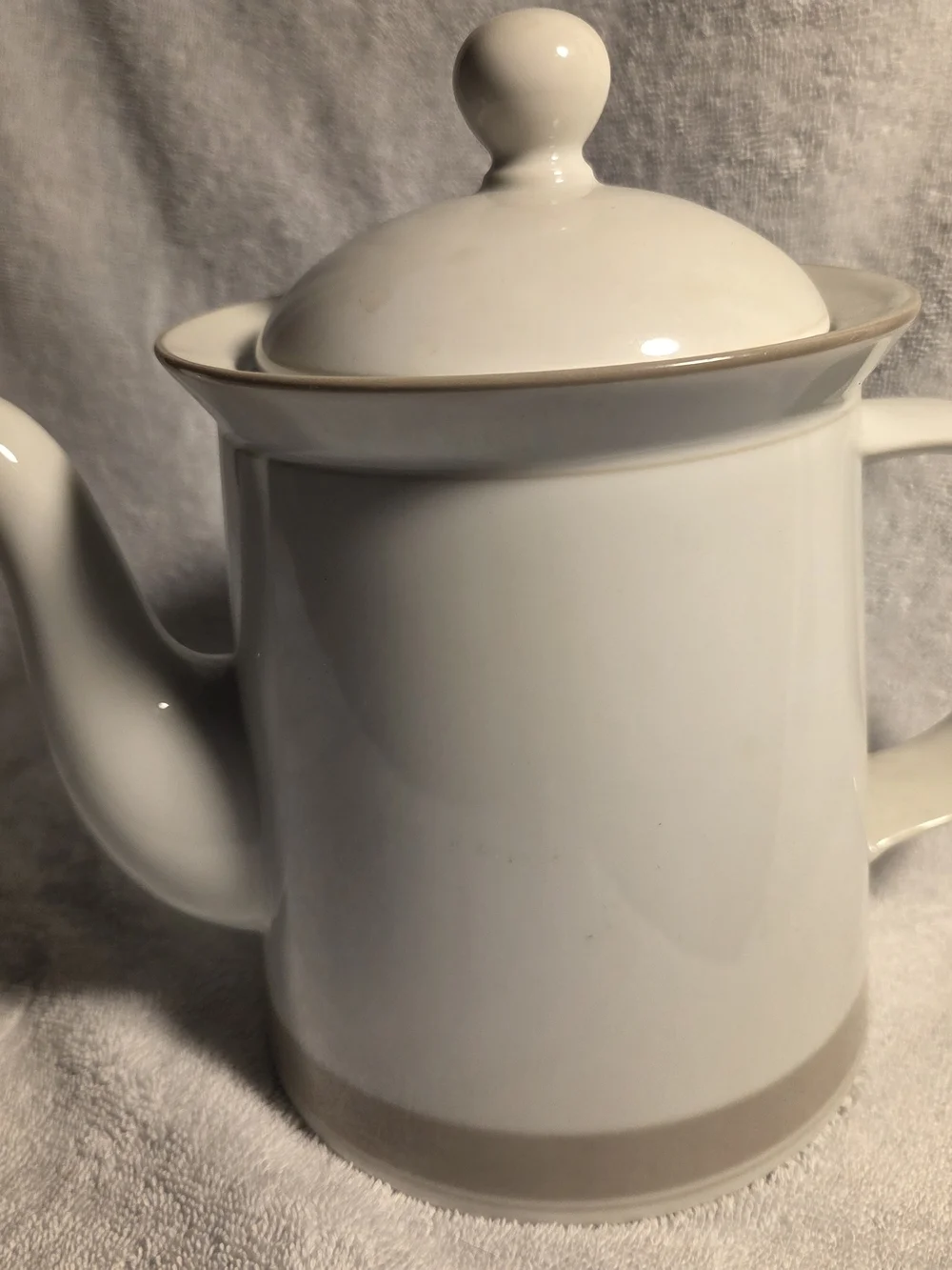 Dansk Concerto Allegro Taupe Mid Century Modern Coffee Tea Pot